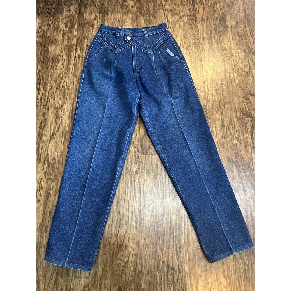 Vintage Rocky Mountain Jeans Women's 26x30(tag 29/9)Bareback High Rise USA Made